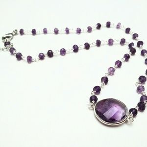 Amethyst necklace